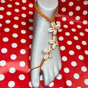 New One Boho Floral Cowrie Sea Shell Anklet Barefoot Sandals Beach Jewelry
